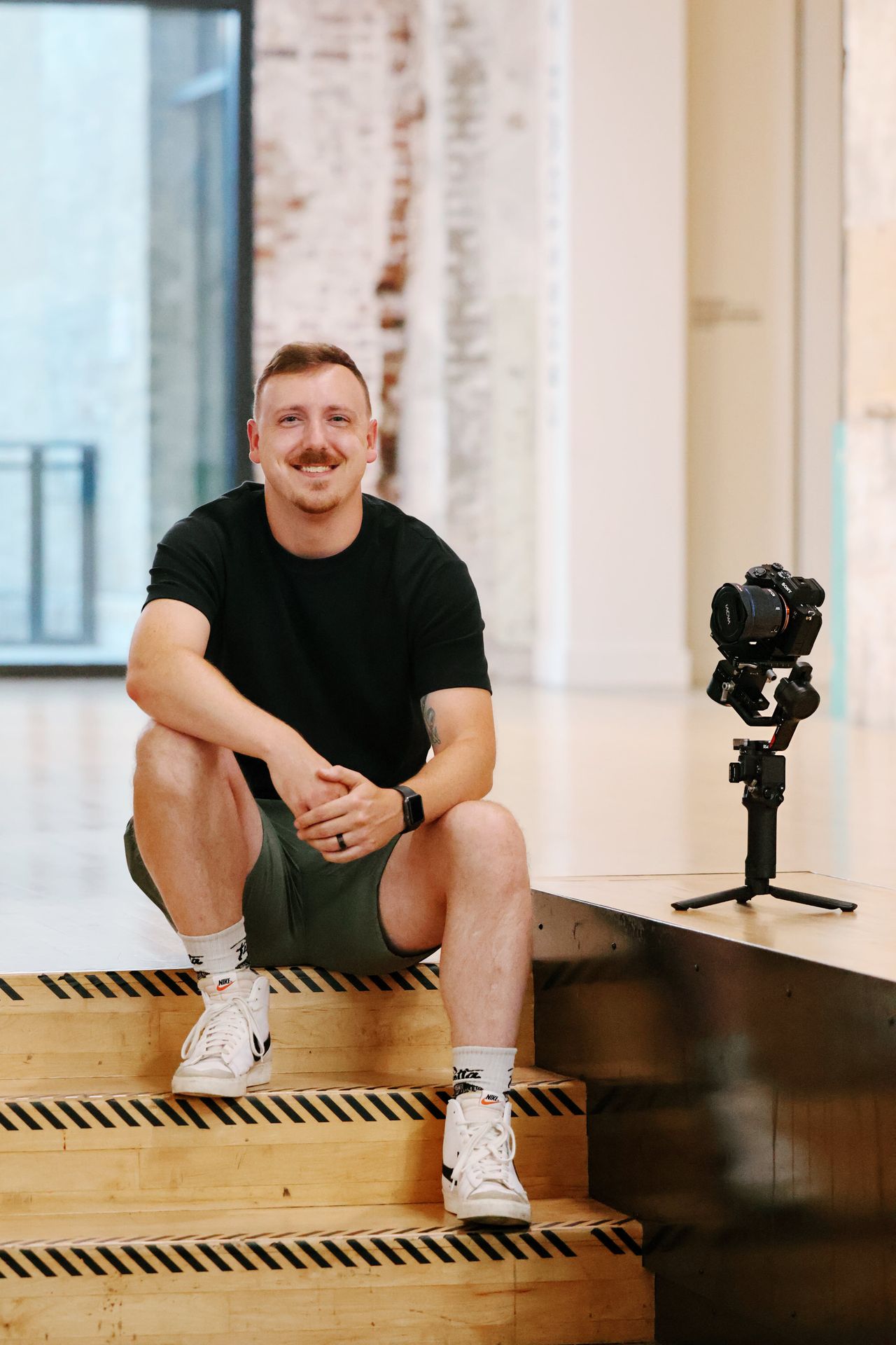 Portrait of videographer Trevor Clutts